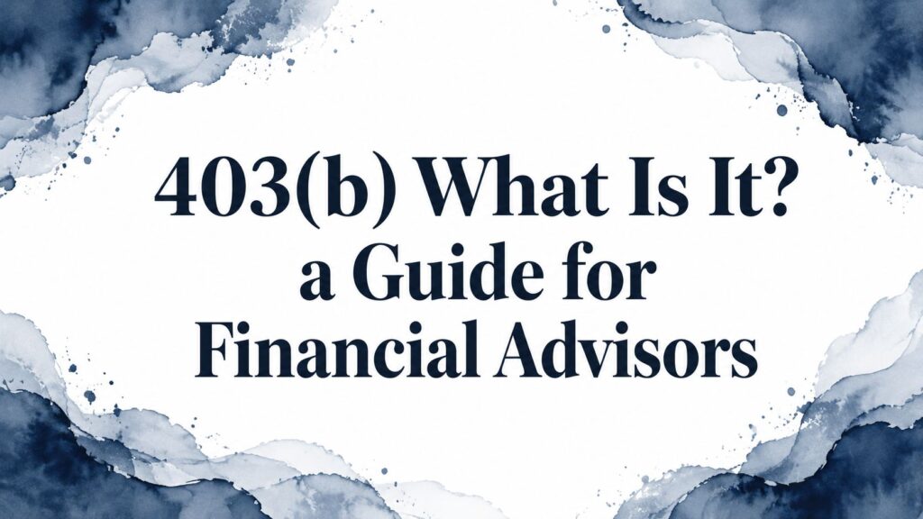 403 b what is it financial guide