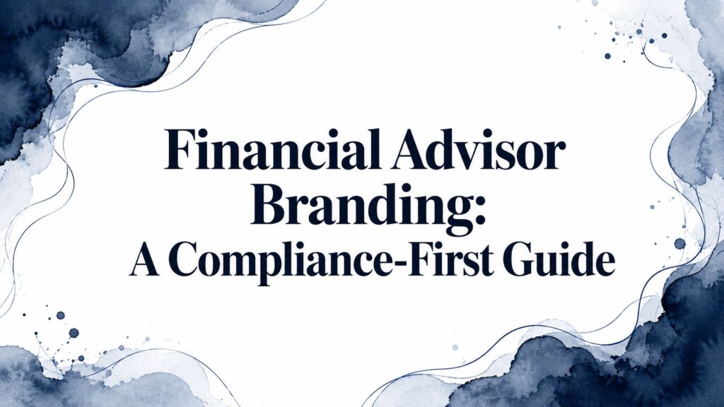 Financial advisor branding compliance guide