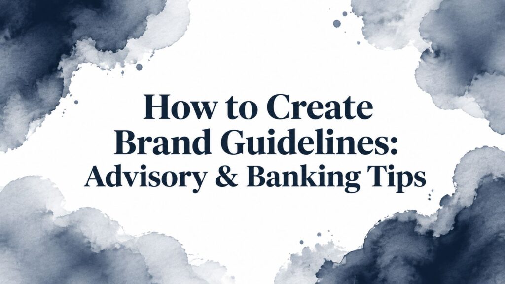 How to create brand guidelines branding tips