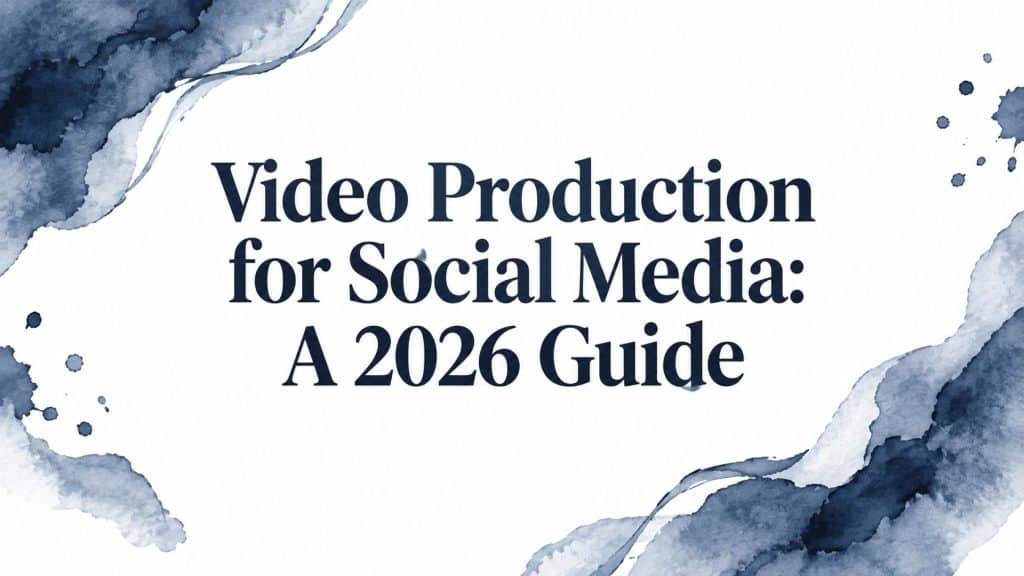 Video production for social media guide