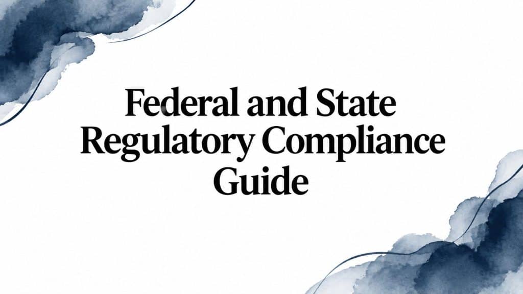Federal and state regulatory compliance guide