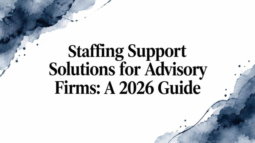 Staffing support solutions guide